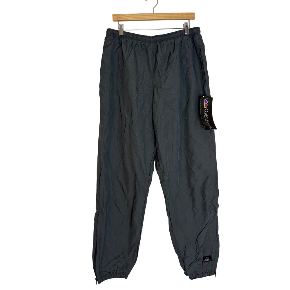 Outersport Men's Tech 2 Weatherproof Taslan Nylon Sport Pants Large